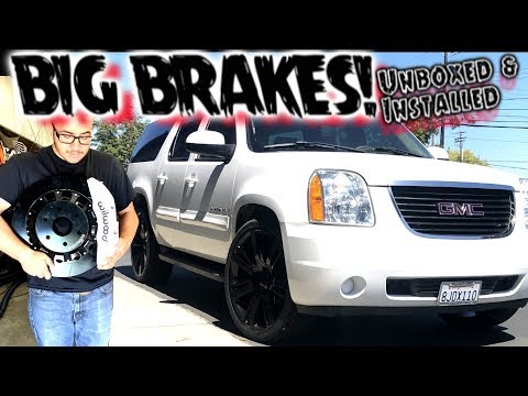 Big Wheels, BIG BRAKES! GMC Yukon XL 6 Piston Wilwood Brakes Unboxed & Installed