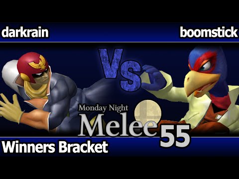MNM 55 Melee - darkrain (C Falcon, Marth) vs Boomstick (Falco) - Winners Bracket