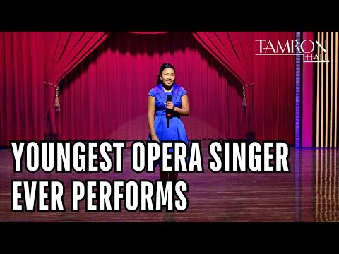 12-year-old Victory Brinker, performs Volta la Tierra!