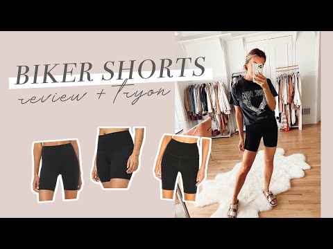 Biker Shorts Try-On | Lululemon, Alo & Beyond Yoga...