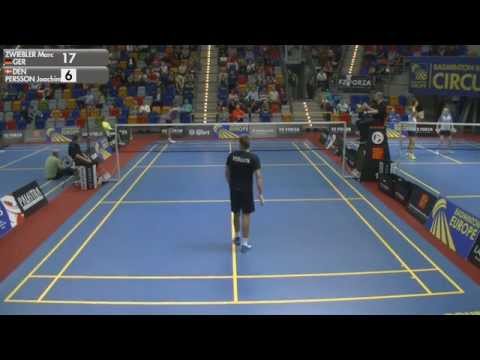 Marc Zwiebler vs Joachim Persson (MS, 1/4 Final) - 2015 Czech International