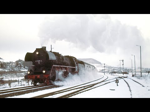 41 1231 kommt angeflogen wenn der Rennsteig ruft  Winterdampf Thüringen 2003