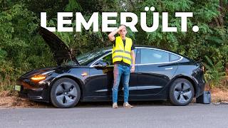 Mi történik amikor teljesen LEMERÜL a Tesla?