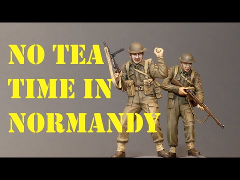 Let`s paint 1:35 scale british infantry soldiers in Normandy 1944