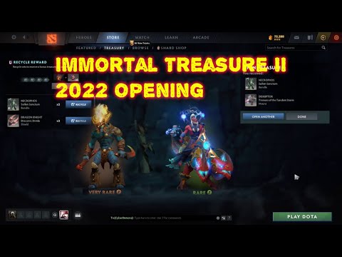Dota 2 - Opening Immortal Treasure II 2022 Rare and Very Rare only