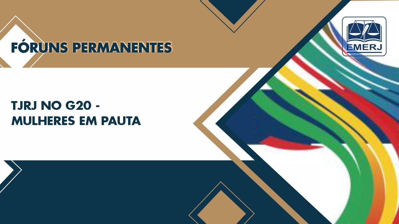 TTJRJ NO G20 - MULHERES EM PAUTA