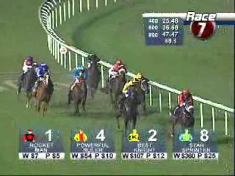 Singapore Race Horse - Rocket Man 3rd Run 21/11/2008