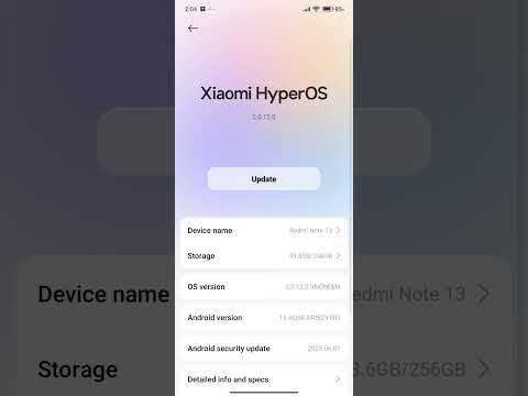redmi note 13 4G new update hyper os 2.2 update for redmi 13 series|#shorts #viral #hyperos #redmi