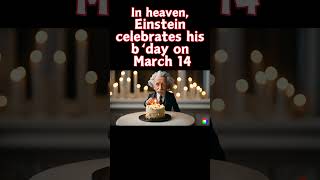 #shorts #einstein                      ,Einstein b'day in heaven