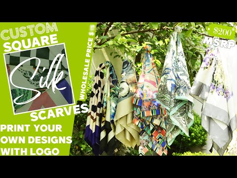 Design Your Own Silk Scarf | Customized Scarf Printing At Wholesale Prices
