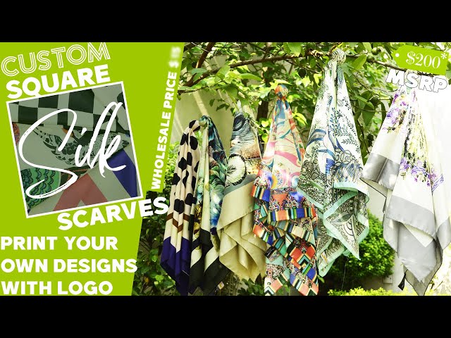 Custom Scarves: No Minimum, Design Services, Wholesale, Logos/Artwork.