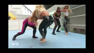 WWE Mandy Rose and Dana Brooke’s feet