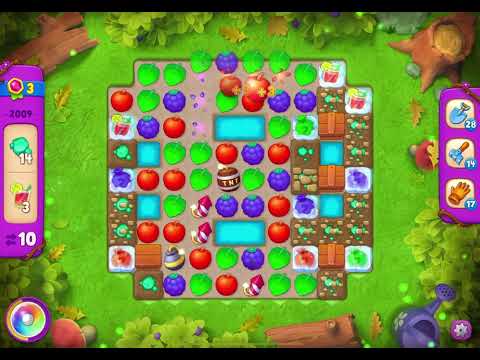 GardenScapes Level 2009 no boosters (16 moves)