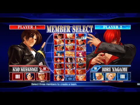 The King of Fighters XII Opening and All Characters [PS3]