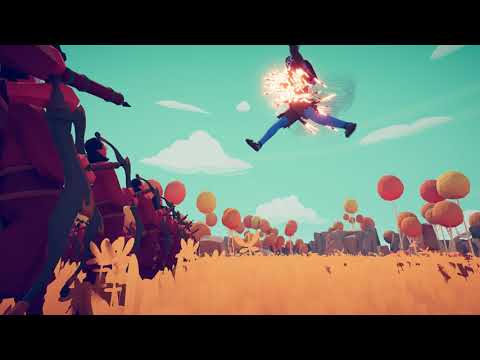 Firework archers vs giants TABS Dynasty Update 1 vs army