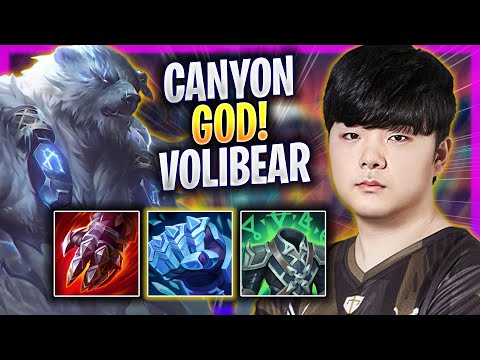 CANYON IS A GOD WITH VOLIBEAR! - GEN Canyon Plays Volibear JUNGLE vs Nocturne! | Season 2024