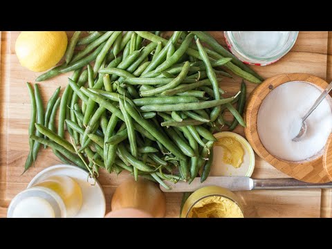 Easy Green Beans with Lemon, Dill, Mustard Dressing - Side Dish Recipe - EatSimpleFood.com