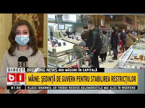 MAINE - SEDINTA DE GUVERN PENTRU STABILIREA RESTRICTIILOR_Stiri B1_23 martie 2021