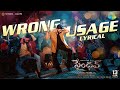 Wrong Usage - Lyrical Video | Saindhav | Venkatesh Daggubati | Santhosh Narayanan | Nakash Aziz