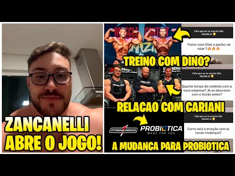 ZANCANELLI FALA DO ESPERADO TREINO COM RAMON DINO, MUDANCA PARA PROBIOTICA E RELACAO COM CARIANI