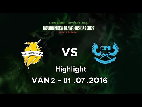 [1/7/2016] BM vs SGM Highlight Ván 2 - Thánh troll QTV chết ở chính giữa 5 trụ