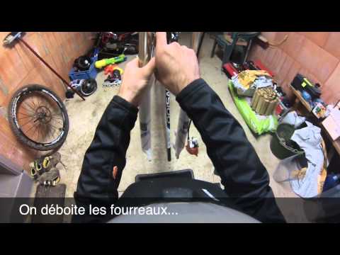 comment reparer fourche vtt