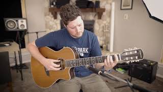 Video thumbnail for No talking, just rocking: Orangewood Mason Nylon Cedar Live by Andrew Chapman Music