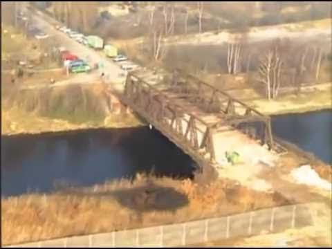 Flug entlang der ehemaligen innerstädtischen Berliner Mauer