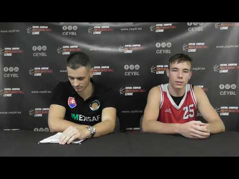 CEYBL U17 - Press conference, 4.11.2022, Vienna D.C. Timberwolves - Lokomotiva Sereď