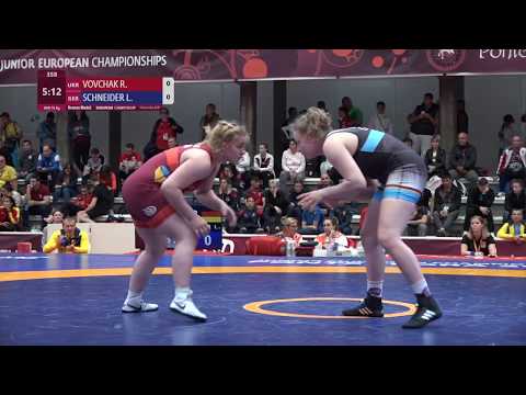 BRONZE WW - 76 kg: R. VOVCHAK (UKR) v. L. SCHNEIDER (GER)