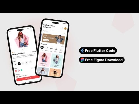 flutter fashion app | Flutter UI | Free Download