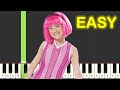 LazyTown Bing Bang Time To Dance Piano Tutorial