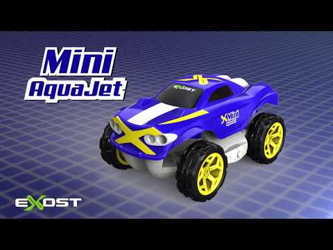 Машинка-амфибия Silverli "Mini Aqua Jet", 1:18, РК, 2,4 GHz (ГГц) синий (20252)