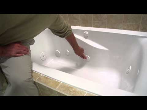 Evolution® 60 x 36-Inch Deep Soak® Drop-In Bathtub With EverClean® Air Bath System // WHITE // YouTube Video