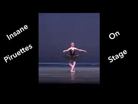 Ballet Insane Pirouettes on Stage! #shorts YAGP2020 Maya keeps turning!