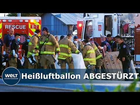 TÖDLICHER ABSTURZ: Fünf Menschen sterben beim Absturz eines Heißluftballons