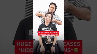 Her husband ‘FORCED HER’ to come‼️😱#chiropractic #backpain #neckpain #trending