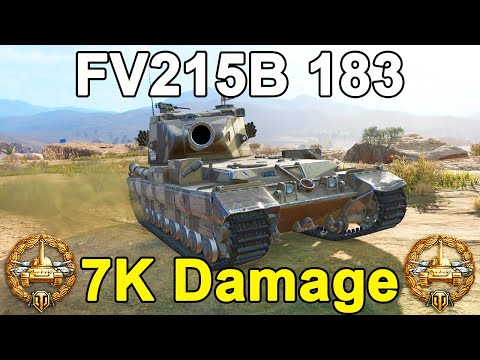 FV215B 183 7K Damage Kasserine: WoT Console World of Tanks