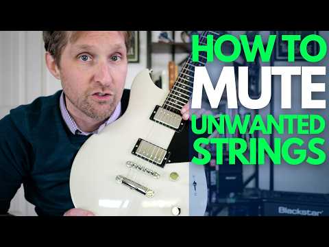 How to Mute Strings on Guitar - Guitar Lessons with Stuart!