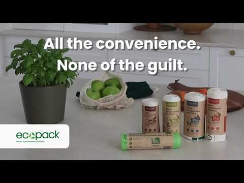 Ecopack Compostable Kitchen Tidy Liners