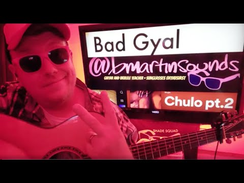 Chulo Pt.2 - Bad Gyal, Tokischa, Young Miko Guitar Tutorial (Beginner Lesson!)