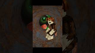 Bacon Hair poops in a pipe in Roblox Brookhaven