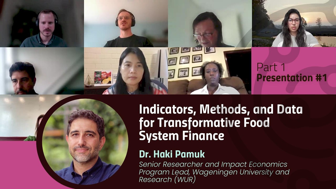 Indicators, Methods, and Data for Transformation | 2026 Food Systems Finance - Webinar 2 | Part 1