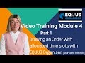 4 Drawing An Order With Allocated Time Slots Part One