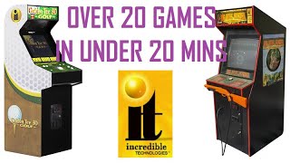 Over 20 Incredible Technologies Arcade Games In Under 20 Minutes