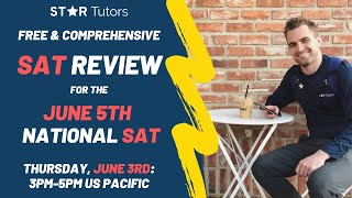 Free Comprehensive SAT Review and AMA -- To Help Prepare for the May 8th National SAT Exam