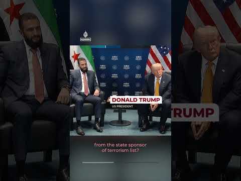 Trump says he will remove Syria from the state sponsor of terrorism list