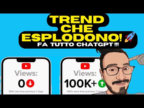 TREND CHE ESPLODONO 🚀 COME TROVARLI PRIMA - Metodo CHATGPT
