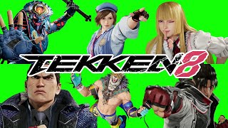 Tekken 8 customization animations for all 32 launch characters green screen compilation