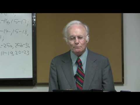 Dr. Leslie Allen, Ezekiel, Lecture 13, Part Four--Doom for the Tyre and Sidon (Ezk 25:1-28:26)